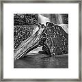 The Base Of The Falls Framed Print