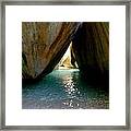 The Baths At Virgin Gorda Framed Print