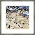 The Beach At Laguna Framed Print