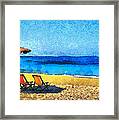 The Beach Framed Print