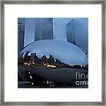 The Bean And Fog Framed Print