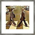 The Beatles Abbey Road Artwork Framed Print