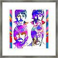 The Beatles Art Framed Print