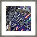 The Bicycle Peddler Framed Print