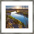 The Big Bend Framed Print