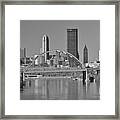 The Birmingham Bridge In Pittsburgh Framed Print