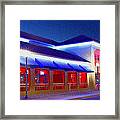 The Blue Of Early Eve Framed Print