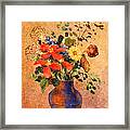 The Blue Vase Framed Print