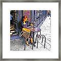 The Brasserie In Paris Framed Print