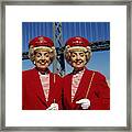 The Brown Twins Framed Print