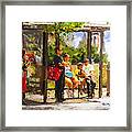 The Bus Stop Framed Print