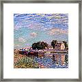 The Canal At Saint-mammes Framed Print