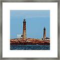The Cape Ann Lighthouse On Thacher Island Framed Print