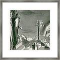 The Casino Terrace At Monte Carlo Framed Print