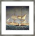 The Catalpa With Whale Oil On Canvas Framed Print