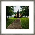 The Chapel On The Lake Framed Print