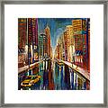 The City Framed Print