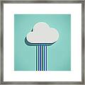 The Cloud Network Framed Print