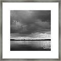 The Coming Of The Storm Framed Print