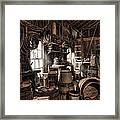 The Coopers Shop - 19th Century Workshop Framed Print