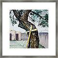 The Cross And The Tree Framed Print