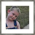 The Cute Face Framed Print