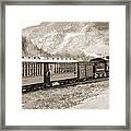 The D And S Into The Mountains Framed Print