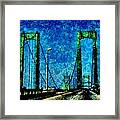 The Delaware Memorial Bridge Framed Print