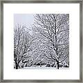 The Distance Of Winter Framed Print