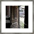 The Doorway               Colored Pencil Framed Print