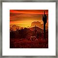 The Essence Of The Southwest Framed Print