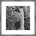 The Falls From The Trail Bridge Framed Print