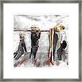 The Fence Builders Framed Print