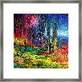 The Forest With Figure Framed Print