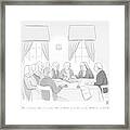 The Founding Fathers Drafting The Constitution Framed Print