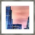 The Gherkin And The Cheesgrater London Framed Print