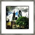 The Gherkin. #london #skyline Framed Print