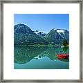 The Glacier Lake Framed Print