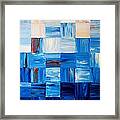 The Goss - Blue Framed Print