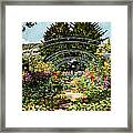 The Grande Alle Monet's Garden Framed Print