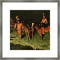 The Grass Fire Framed Print