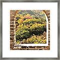 The Great Wall Window Framed Print