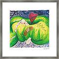 The Green Booger From Space Framed Print