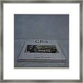 The Gris Book Framed Print