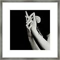 The Hands Of Peggy Wood Framed Print