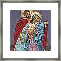 The Holy Family For The Holy Family Hospital Of Bethlehem Framed Print