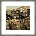 The Holy Land Circa 1890 Framed Print