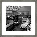The Interior Of A Rooftop Terrace Framed Print