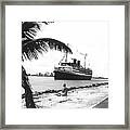 The Iroquois In Biscayne Bay Framed Print