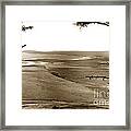 The Lagoon At The Mouth Of The Carmel River  From Fish Ranch California 1905 Framed Print